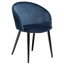 Shop for modern velvet chairs at cb2. Dual Dining Chair Blue Velvet Blklegs