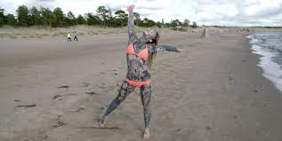 Flotrack posted an episode of the flotrack podcast. This Woman Has Tattoos That Cover 99 Percent Of Her Body