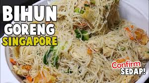 Bihun Goreng Singapore Pedas Sedap Kena Cuba Youtube