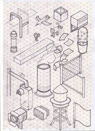 Chaos Sketch On Behance Isometric Sketch Isometric Drawing Isometric Drawing Exercises