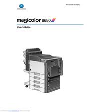 Download the latest drivers, manuals and software for your konica minolta device. Konica Minolta Magicolor 8650dn Manuals Manualslib