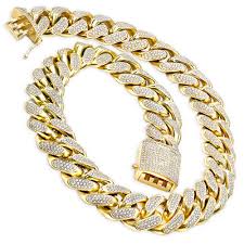 Free shipping on orders over $25 shipped by amazon. 1 Kilo Full Inch Solid Cuban Link 14k Gold Mens Diamond Chain 60 Carats 000768
