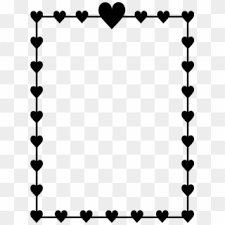 Transparent png simple flower border black and white. Free Black And White Borders Png Png Transparent Images Pikpng