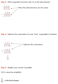 This process is necessary for adding, subtracting, or comparing fractions with different denominators. Subtracting Fractions With Unlike Denominators