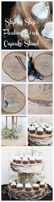 Diy Floating Birch Cake Stand Rustic Wedding Chic Rustic Chic Wedding Rustic Cake Stands Diy Wedding