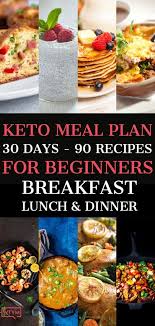90 Easy Keto Diet Recipes For Beginners Free 30 Day Meal Plan Recipes For Beginners Keto Meal Plan Ketogenic Diet Meal Plan