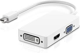 Amazon Com Mini Displayport To Hdmi Vga Dvi Adapter Cubilux 3 In 1 4k Mini Dp Thunderbolt 2 To Dvi Hdmi Vag Converter For Macbook Pro Air Mac Pro Mac Mini Imac Surface Pro 6 5 4 3 2 1 Laptop 2