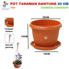Pasalnya pot gantung dapat menghemat lahan dan menjadikan pemandangan lebih segar. Jual Pot Bunga Gantung Terbaru Harga Murah Blibli Com