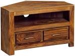 Cuba Sheesham Long Plasma TV Cabinet - Furniture.uk