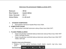 Contoh Silabus Akidah Akhlak Mi Ilmusosial Id