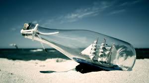 Wallpaper 609135 Ship In Bottle Boat In A Bottle Beach Wallpaper