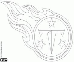 Nfl Logos Coloring Pages Printable Games 2 Tennessee Titans Logo Nfl Logo Nfl Football Logos