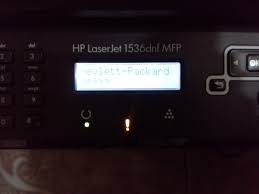 Speaking of hp laserjet 1536 connecting to a network. Hp Laserjet 1536dnf Mfp Blinking Ready Light And Exclamation Mark Printers Scanners