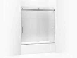Explore sterling plumbing's showers, shower doors,bathtubs,sinks, toilets, faucets, and other kitchen and bathroom products. K 706000 L Levity Frameless Sliding Bath Door Kohler