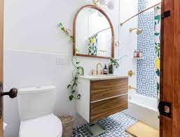 A mix of ann sacks surfaces, including a pebble wall covering, brings a warm feel to a guest bath of an aspen, colorado, home which was renovated by stonefox architects. 27 Small Bathroom Ideas From Interior Designers