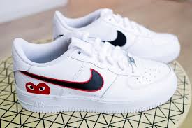 Nike Air Force 1 Cdg Comme Des Gara Ons Mens Fashion Nike Air Force Nike Air
