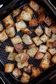 Preheat oven to 375 degrees f. Air Fryer Homemade Croutons Tasty Air Fryer Recipes