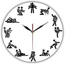 Wall Clock Silent Stick Figures Male Guy Wall Clock For Living Room Sensual  Sexercises Make Love Wall Clock 30cm : Amazon.co.uk: Home & Kitchen