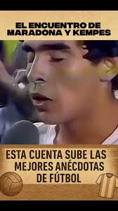 Dos campeones del mundo, dos leyendas argentinas frente a frente. Maradona  y Kempes, dos generaciones que marcaron la historia del fútbol. Momentos  que no se repiten. #maradona #Kempes ...