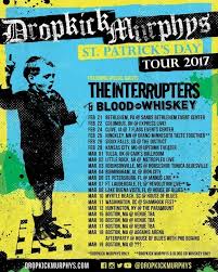 dropkick murphys the interrupters and blood or whiskey at