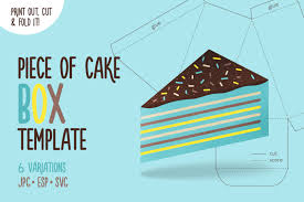 Maybe you would like to learn more about one of these? Free Printable Box Template Cake Slice Crafter File Download Free Svg Files For Silhouette Cameo And Cricut