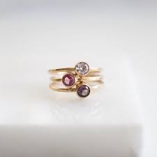 4.5 out of 5 stars 894. Any Three Birthstone Rings Gemstone Ring Set 14k Gold Fill Etsy