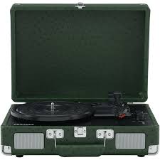 Brand New Crosley Cruiser Deluxe Stereo Turntable - Tourmaline (Cr8805A-Tn)  | Nexion