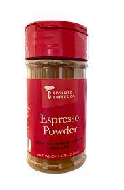These dried ground are then crushed further into a very fine powder. Espresso Powder Non Gmo Gluten Free Civilized Coffee Civilized Coffee