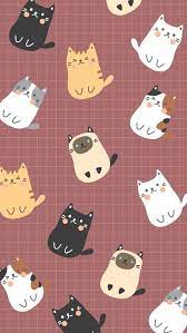 Super Wall Paper Cat Pattern Kitty Ideas Cat Phone Wallpaper Iphone Wallpaper Cat Cute Cat Wallpaper
