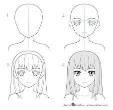 Make sure you use strokes that. How To Draw Anime Characters Tutorial Animeoutline Anime Drawings Tutorials Anime Face Drawing Anime Drawings Sketches