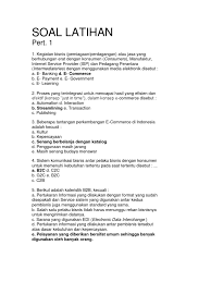 Maybe you would like to learn more about one of these? Soal Dan Jawaban E Commerce Bsi Masnurul