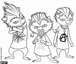 Ausmalbilder Werwolf Kinder Hotel Siebenburgen Zum Ausdrucken