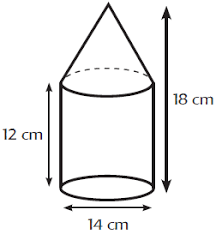 Volume tabung dalam menentukan volume tabung sama dengan menentukan. Contoh Soal Volume Gabungan Kerucut Dan Tabung