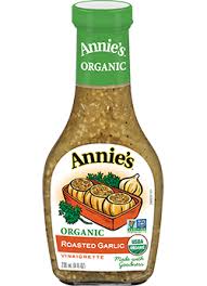 Annie S Natural Organic Salad Dressings And Vinaigrettes Roasted Garlic Vinaigrette Organic Salads