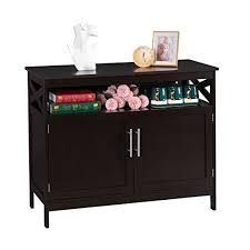The sideboard is perfect not only as a buffet cabinet in your dining room for tableware but also suitable to be a storage cabinet for books, shoes, and other items or for home decor. Vingli Sideboard Buffet Brown Kitchen Sideboard Cabinet Modern Dining Storage Server Multi Functional Buffet Cabinet In Kitchen Dining Room Living Room With Open Shelf In Dubai Uae Whizz Buffets Sideboards