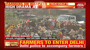 Night curfew in delhi today and tomorrow to restrict new year celebrations. India Today Farmers Allowed To Enter Delhi After Massive