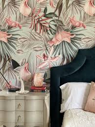 Wild Tropical Flowers In Your Home Pastel Home Decor Pastel Wall Decor Tropical Bedrooms