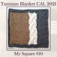 You are not logged in. Tunisian Crochet Blanket Cal 2021 Square 10 Knitterknotter