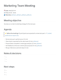 Choose different speakers for each topic, and ideally, allot times for each speaker. How To Write A Meeting Agenda Templates Examples