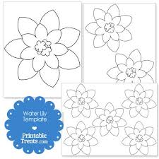 Printable Water Lily Template Printable Treats Com Water Lily Lily Water Crafts