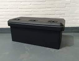 The lockable storage units have a hook inside that gives a tidy place to hang work clothes while providing a private compartment to store personal belongings. 153 Ltr Xl Heavy Duty Lockable Plastic Storage Box Solent Plastics