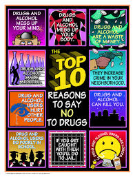 According to the united nations 2008 world drug report it started with the weed, then the pills (ecstasy) and acid, making cocktails of all sorts of drugs, even. Top 10 Reasons To Say No To Drugs Poster The Bureau For At Risk Youth