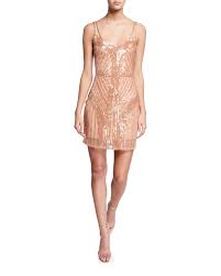 Parker Black Lauren Beaded Mini Cocktail Dress Neiman Marcus