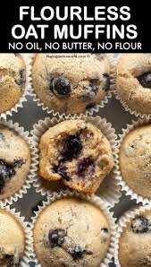 Healthy Oatmeal Muffins No Flour Or Oil In 2021 Oatmeal Muffins Healthy Healthy Oatmeal Dessert Recipes Easy
