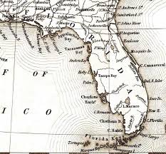 This map shows the location of over 1000 shipwrecks from florida to the mississipi delta. File Map Of Florida 1835 Jpg Wikipedia