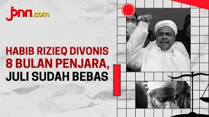 *habib rizieq shihab divonis bebas ?* _catatan hukum persidangan kasus habib muhammad rizieq shihab_ oleh : Habib Rizieq Divonis 8 Bulan Penjara Juli Sudah Bebas Youtube