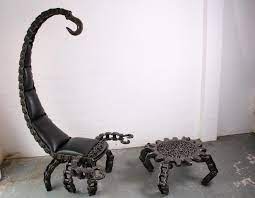 scorpion chair the scorpion chair made by my good friend bob campbell from stig art sculptural furniture metal furniture industrial art furniture
