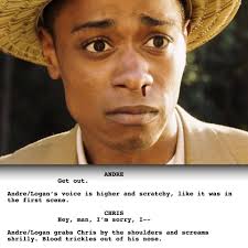 Regarding the meaning of The Sunken Place in #GetOut (2017), #JordanPeele  said, "The Sunken Place means we're marginalized. No matter how hard we  scream, the system silences us." Buy or rent the