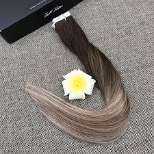 tape hair extention 100 human hair top quality ramy hair