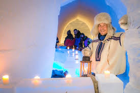 Finnland on line‏ @finnland 14 янв. Holzblockhaus Und Eishotel Mit Polarlichtern Finnland Reiseshop